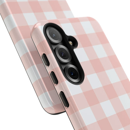 Pink Overlap Print Samsung Tough Phone Case