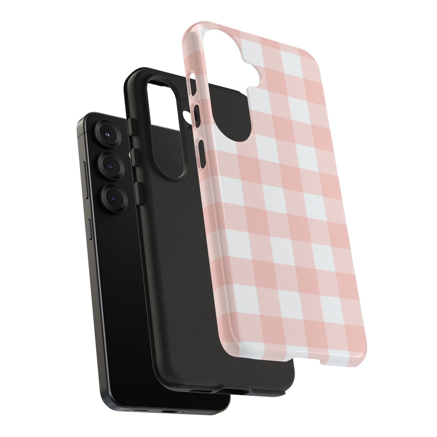 Pink Overlap Print Samsung Tough Phone Case