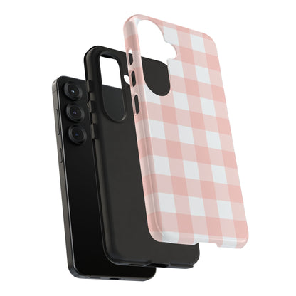 Pink Overlap Print Samsung Tough Phone Case