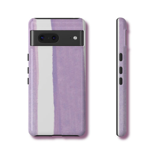 Abstract Purple Print Google Pixel Tough Phone Case