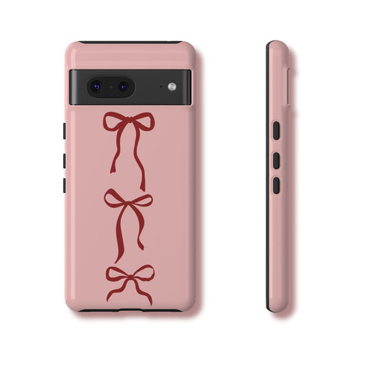 Bows Print Google Pixel Tough Phone Case