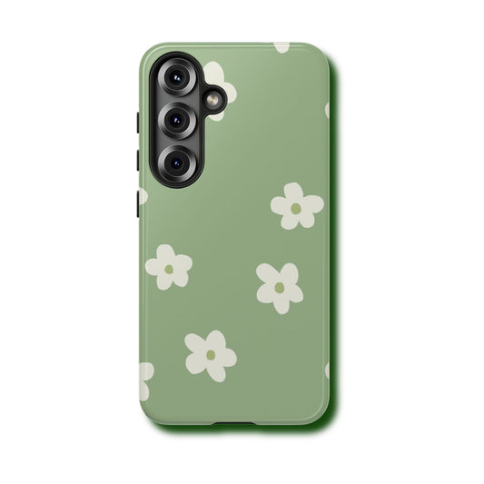 Dainty Flower Print Samsung Tough Phone Case