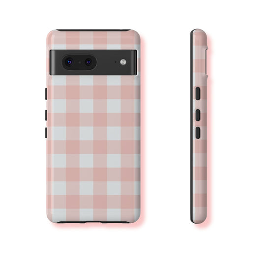 Pink Overlap Print Google Pixel Tough Phone Case