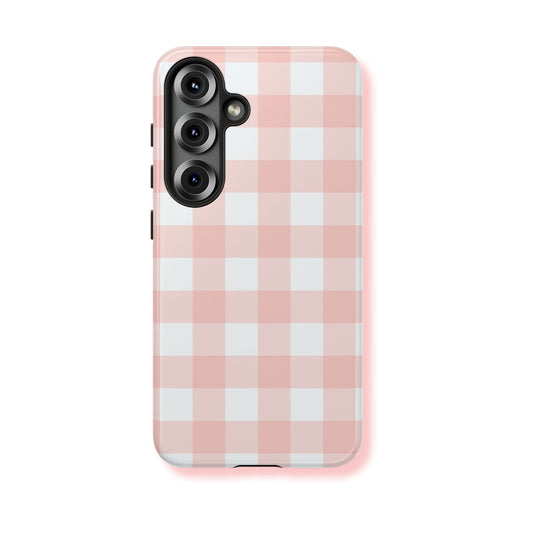 Pink Overlap Print Samsung Tough Phone Case
