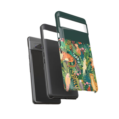 Jungle Print Google Pixel Tough Phone Case